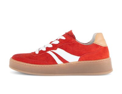 Sneakers basse rosso