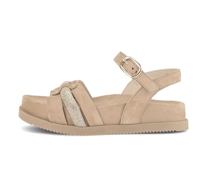 Sandalo con cinturino beige #0