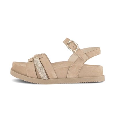 Strappy sandal beige