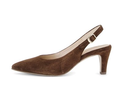 Slingback marrone