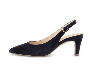 Slingpumps blau
