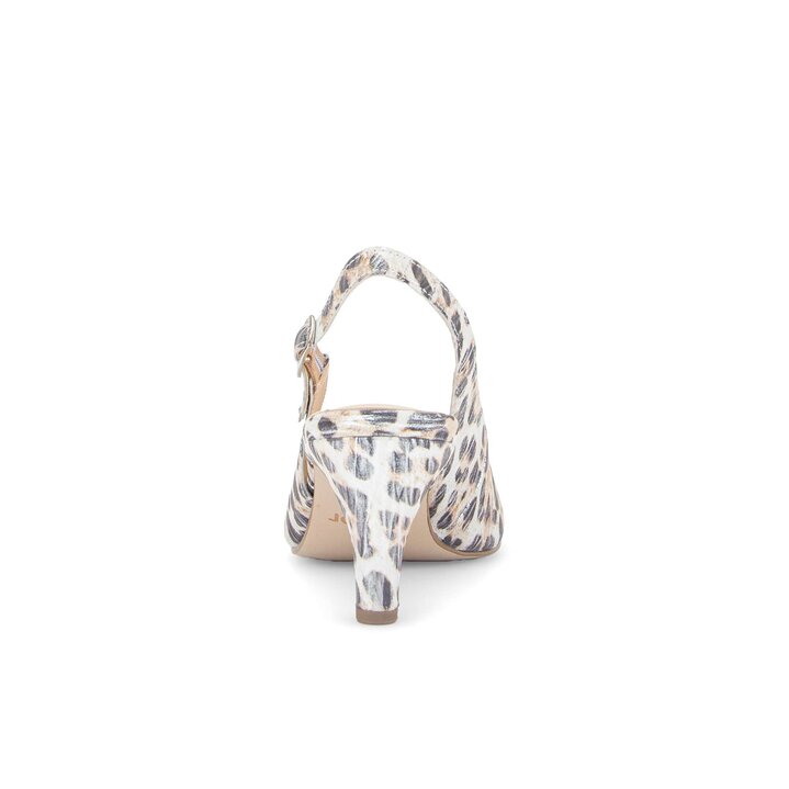 Escarpins à bride arrière blanc #3