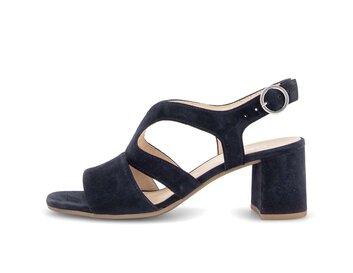 Riemchensandale blau