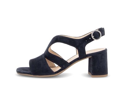 Sandalo con cinturino blu