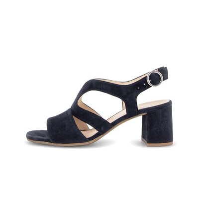 Sandal met riempjes blauw