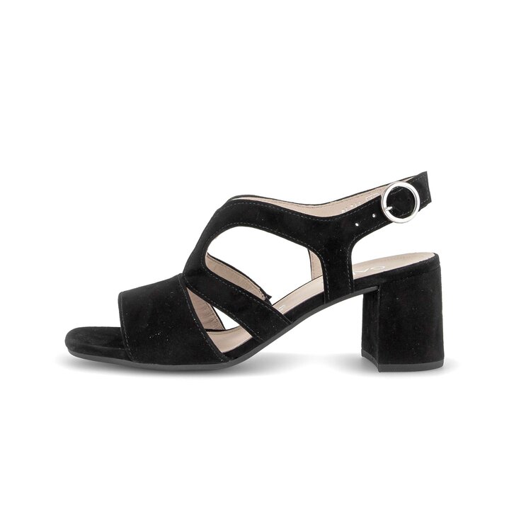 Sandal met riempjes zwart #0