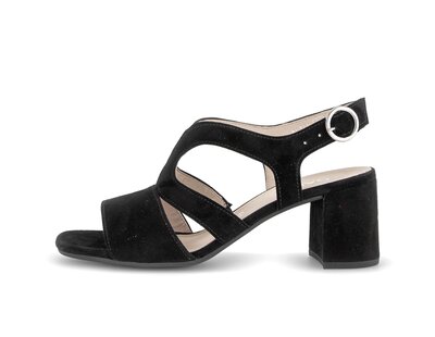 Sandalo con cinturino nero