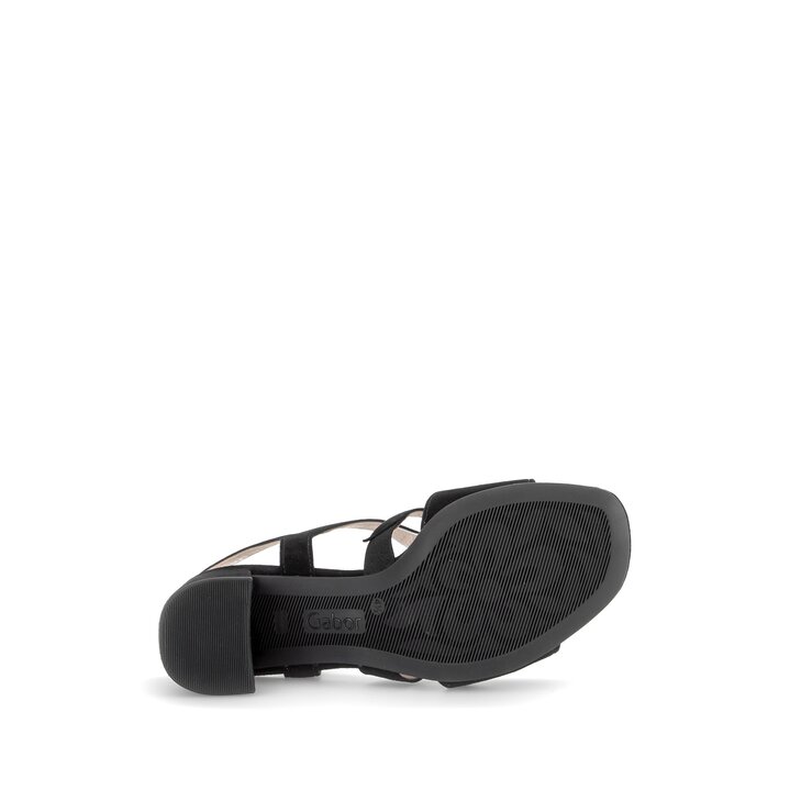 Sandal met riempjes zwart #4