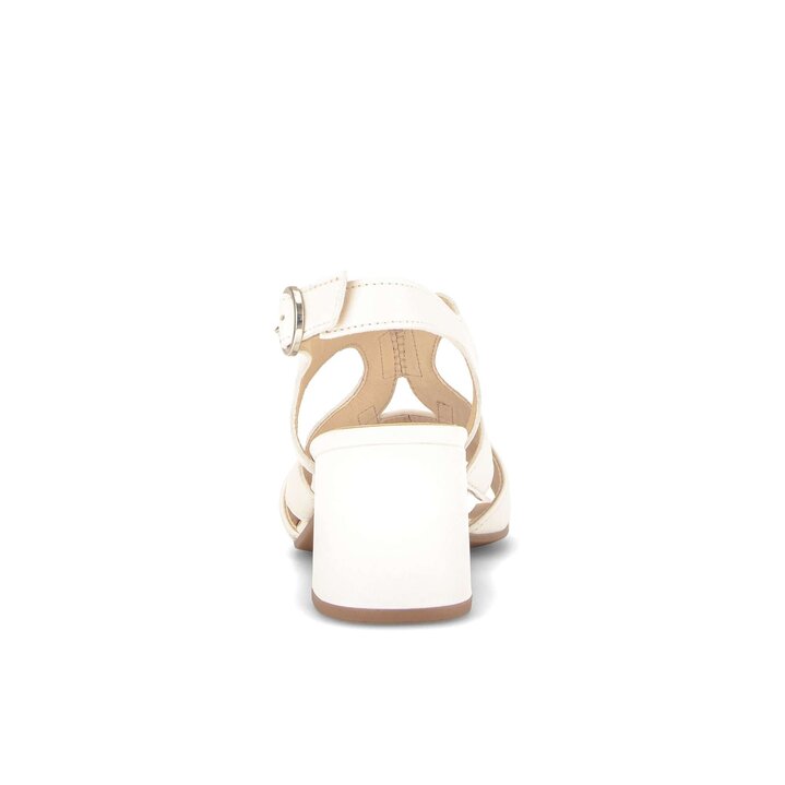 Sandal met riempjes crème #3