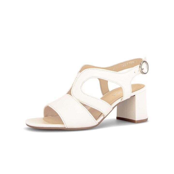 Sandal met riempjes crème #2
