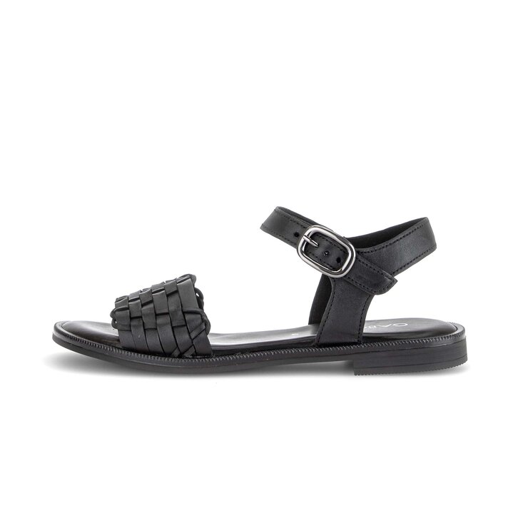 Sandal met riempjes zwart #0