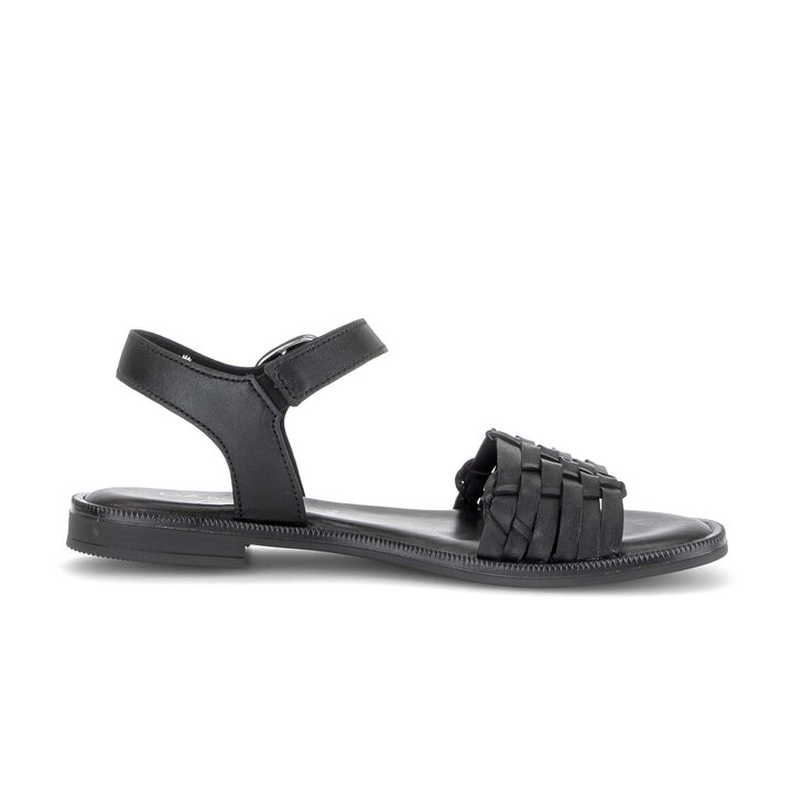 Sandal met riempjes zwart #1