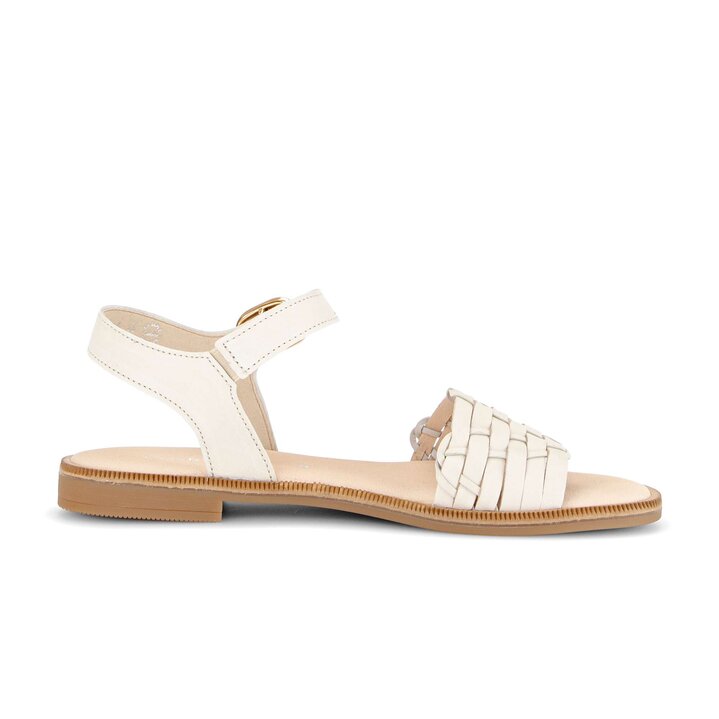 Sandal met riempjes beige #1