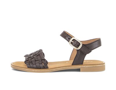 Riemchensandale braun