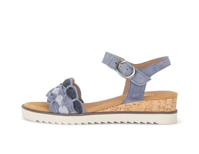 Sandalo con cinturino blu