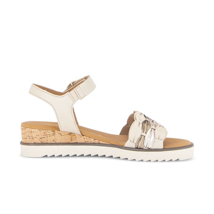 Sandale à bride beige #1