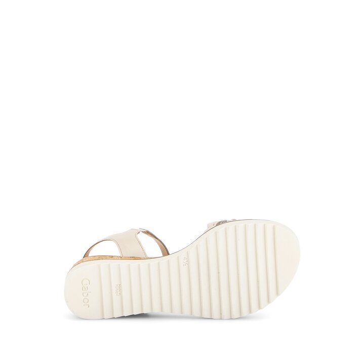 Sandale à bride beige #4