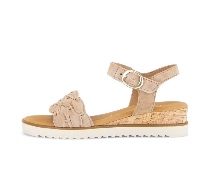 Riemchensandale beige #0