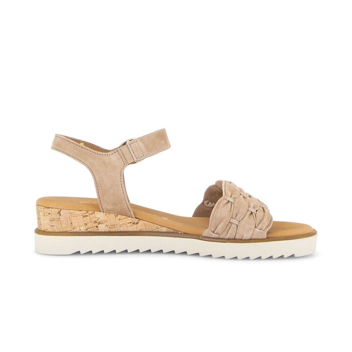 Sandale à bride beige #1