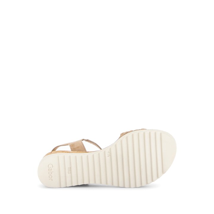 Sandale à bride beige #4