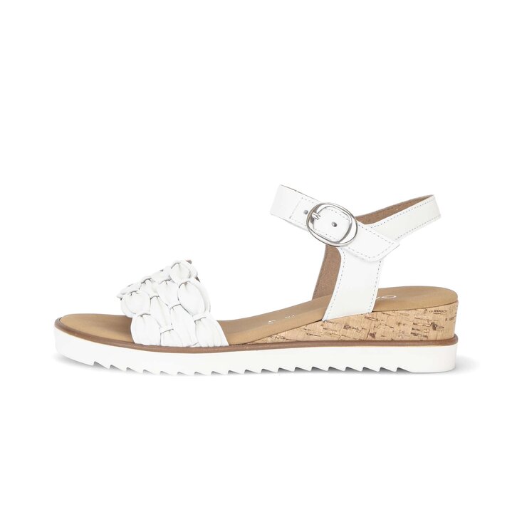 Riemchensandale weiß #0