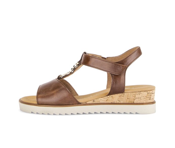 Sandale à bride marron #0