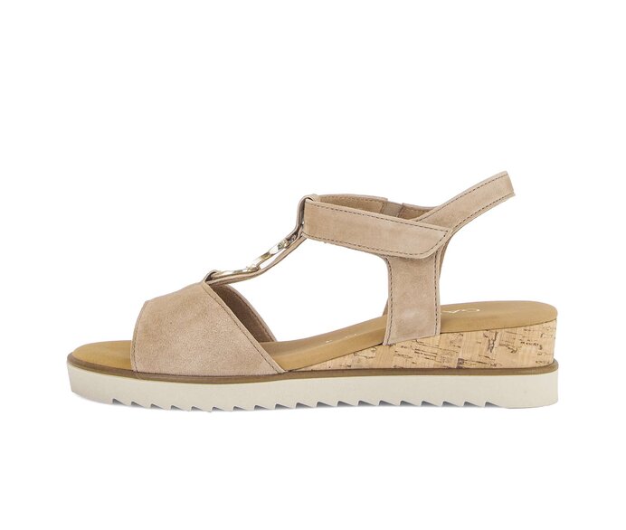 Riemchensandale beige #0