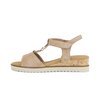 Sandale à bride beige