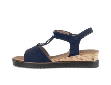 Sandalo con cinturino blu