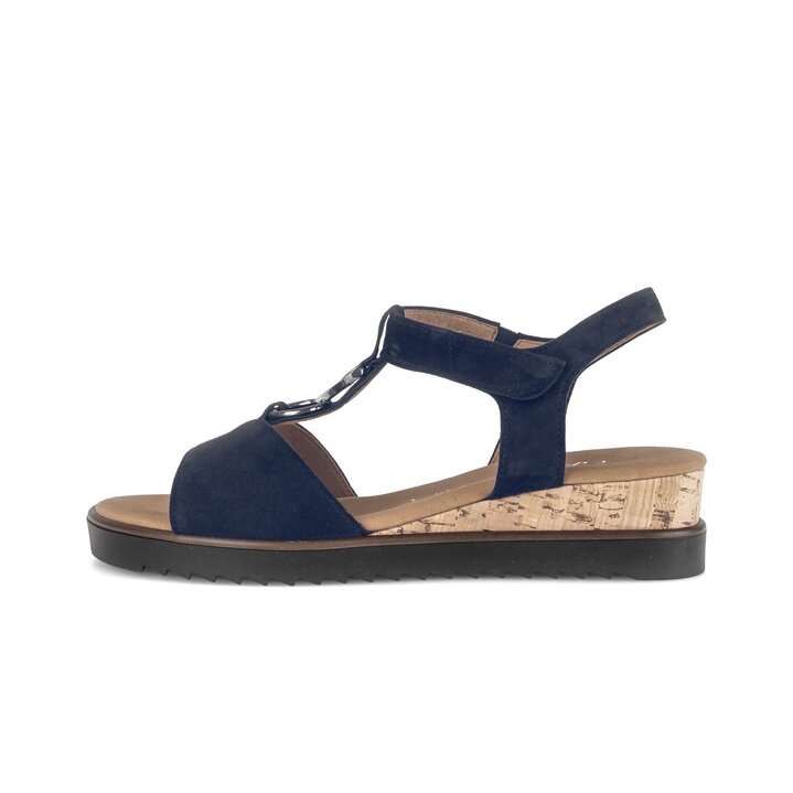 Sandale à bride bleu #0