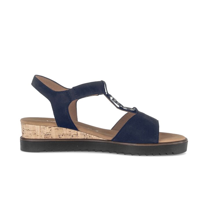 Sandale à bride bleu #1