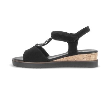 Riemchensandale schwarz