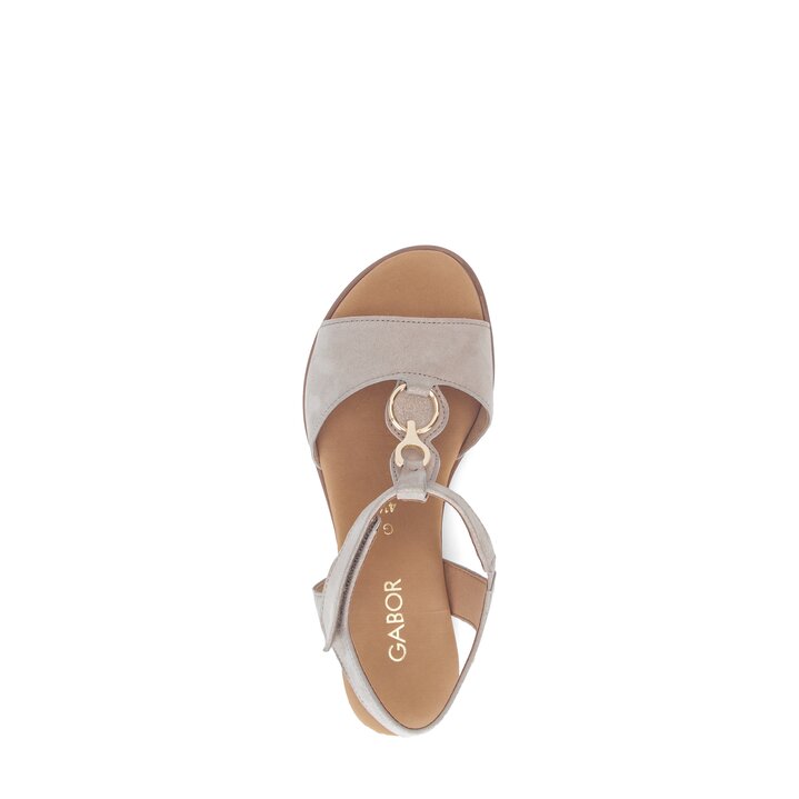 Riemchensandale beige #5