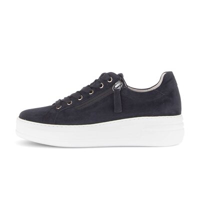 Lage sneaker blauw