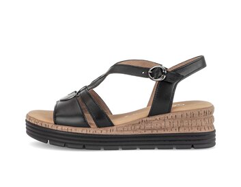 Platåsandaler svart