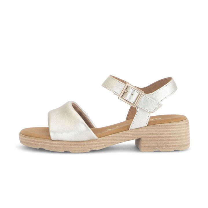 Sandale à bride beige #0