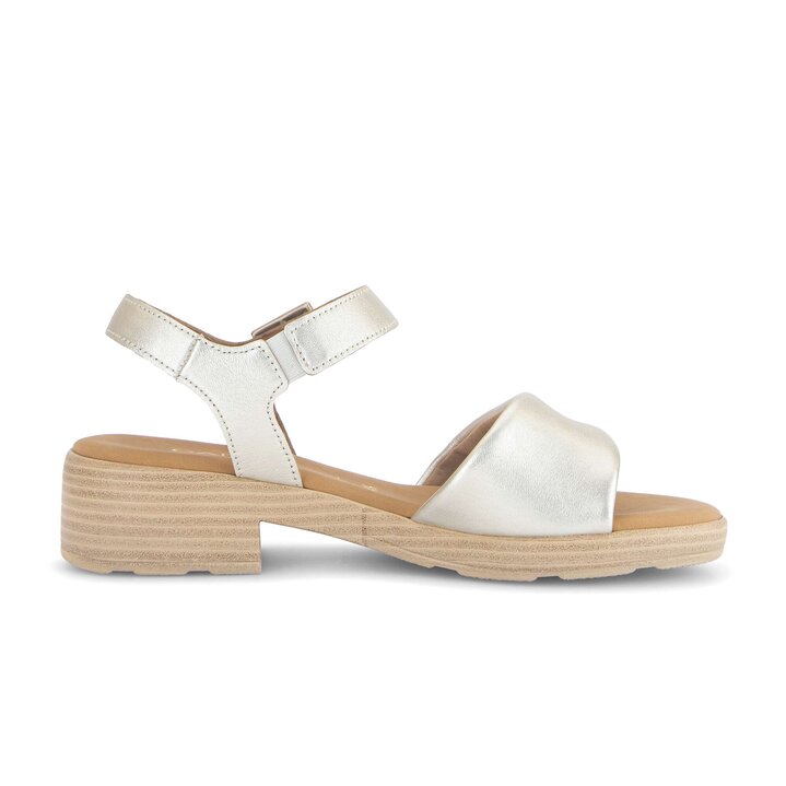 Sandale à bride beige #1