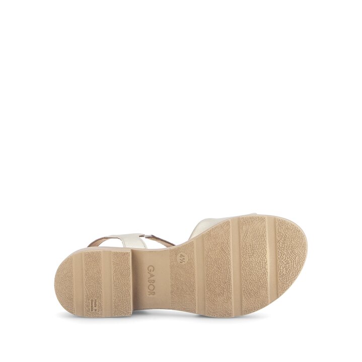 Sandale à bride beige #4