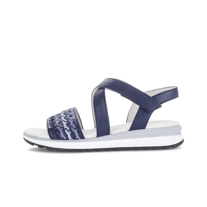 Sandal met riempjes blauw #0