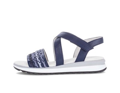 Sandale à bride bleu