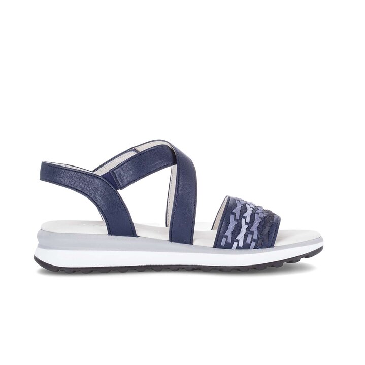 Sandal met riempjes blauw #1