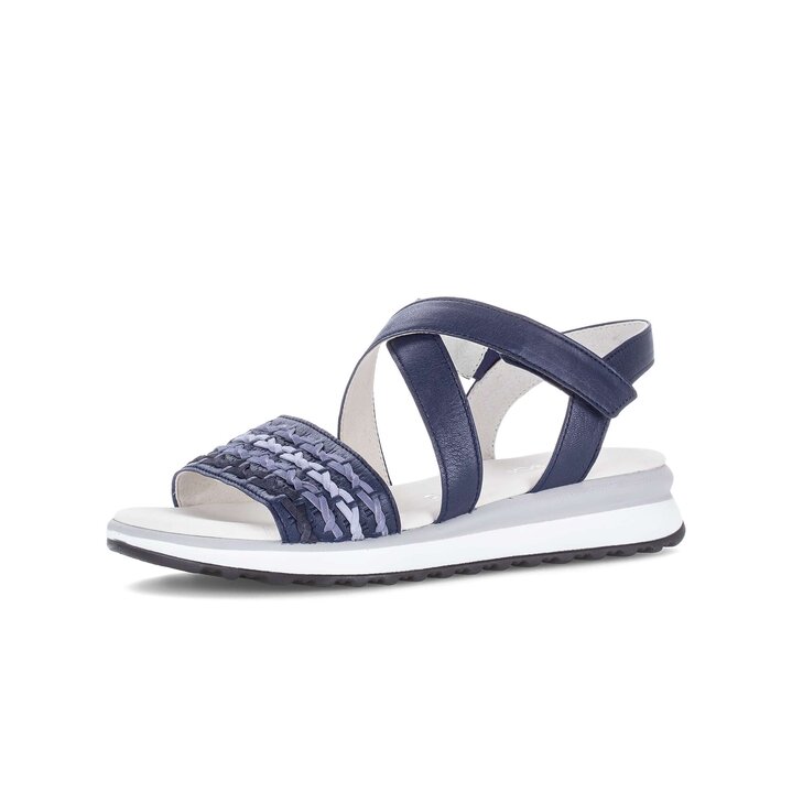 Sandal met riempjes blauw #2