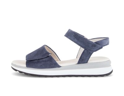 Sandalo con cinturino blu