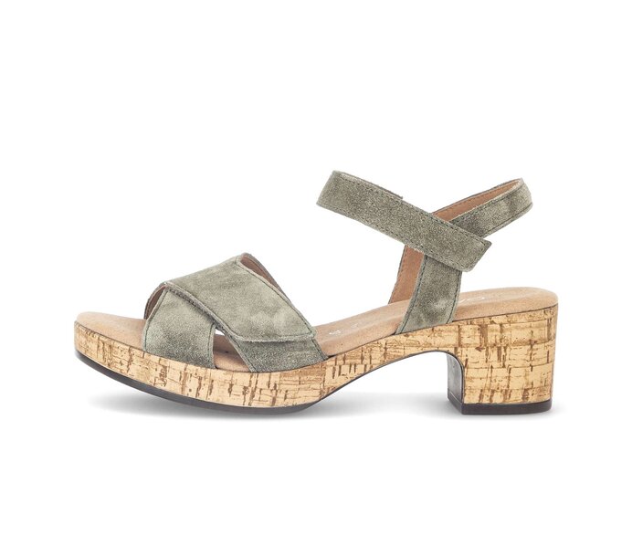 Plateau Sandale grün #0