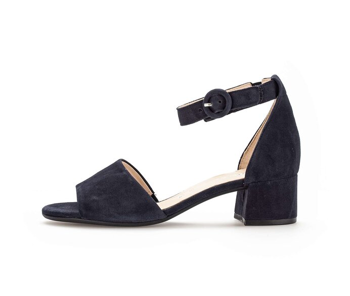 Sandalo con cinturino blu #0