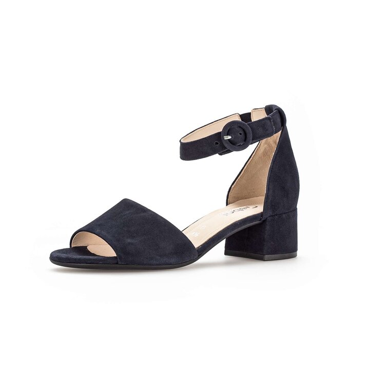 Spangenpumps blau #2