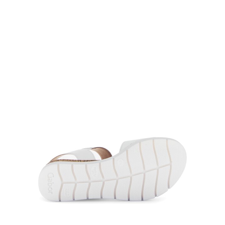 Sandalo con plateau bianco #4