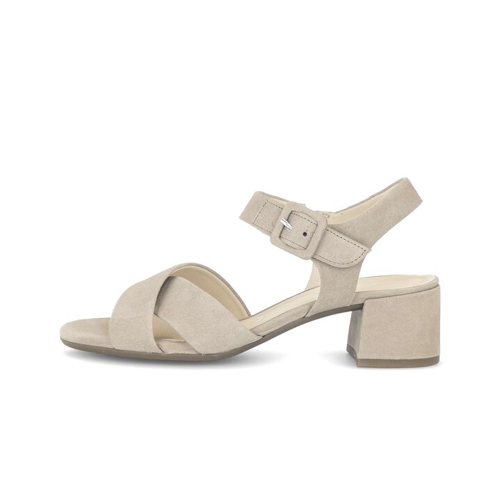 Sandal met riempjes beige #0