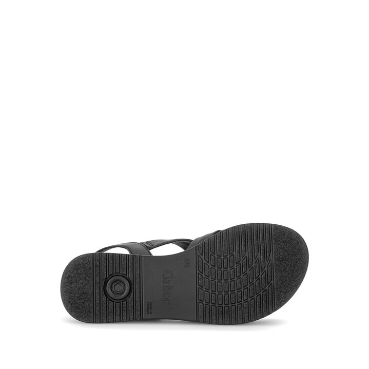 Sandalo con plateau nero #4