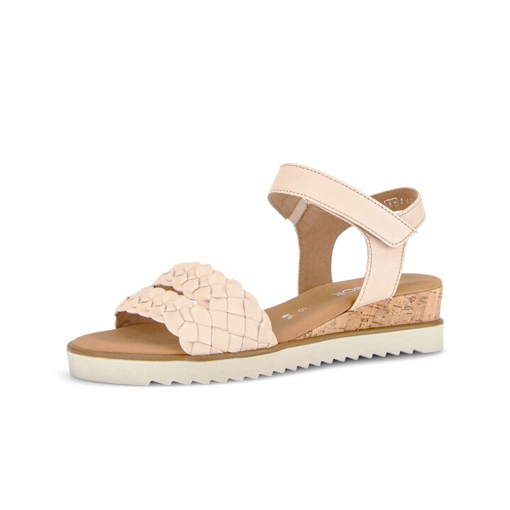 Keilsandalette rosa #2